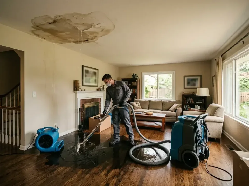 attic-pipe-burst-ceiling-drip-008 — frequently asked questions, Water Damage Restoration & Carpet Care in Broadview Heights,…